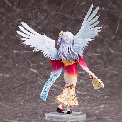 19cm Angel Heartbeat Lihua Plays Angel Kimono 1/8 Anime PVC Figure