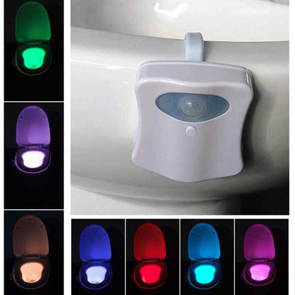 4 Pack Toilet Sensor Light LED Night Light 8 Colors