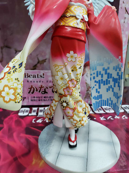 19cm Angel Heartbeat Lihua Plays Angel Kimono 1/8 Anime PVC Figure