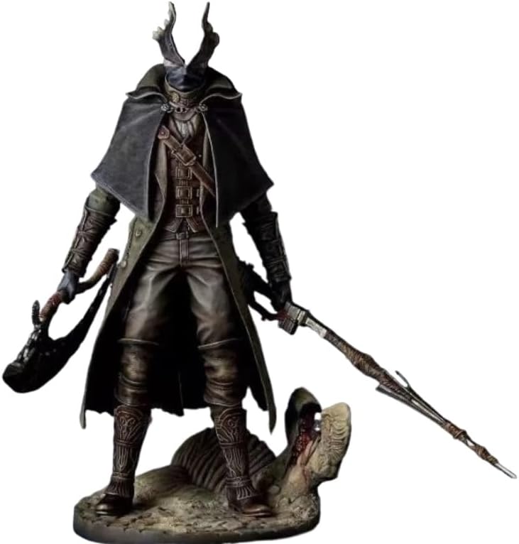 30cm Bloodborne Hunter Crow Feather Crow Hunter 1/7 Static Statue Figure