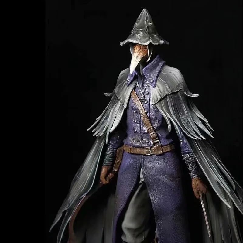 30cm Bloodborne Hunter Crow Feather Crow Hunter 1/7 Static Statue Figure