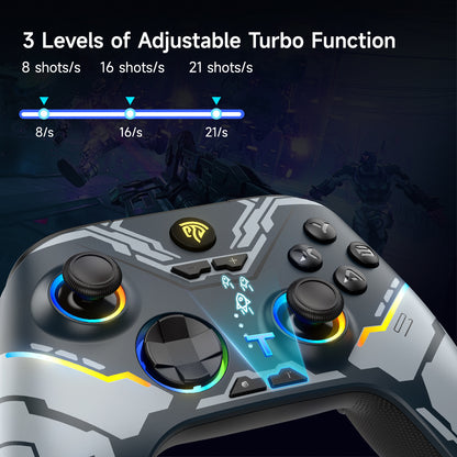 Hall Joystick Hall Trigger RGB Wireless Gaming Controller