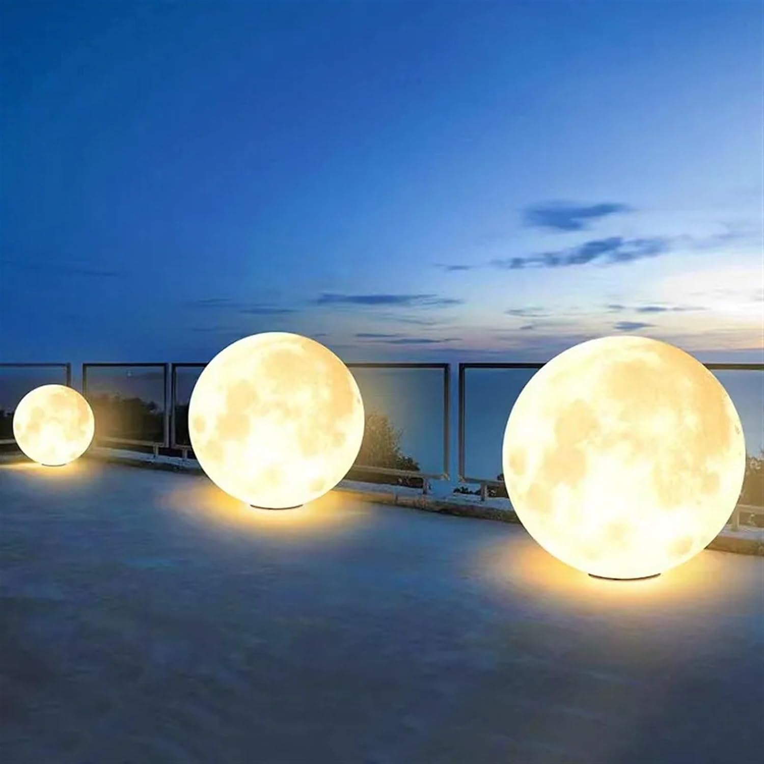 Outdoor Solar Light Creativity Moon Floor Lamp - YouWei Trade