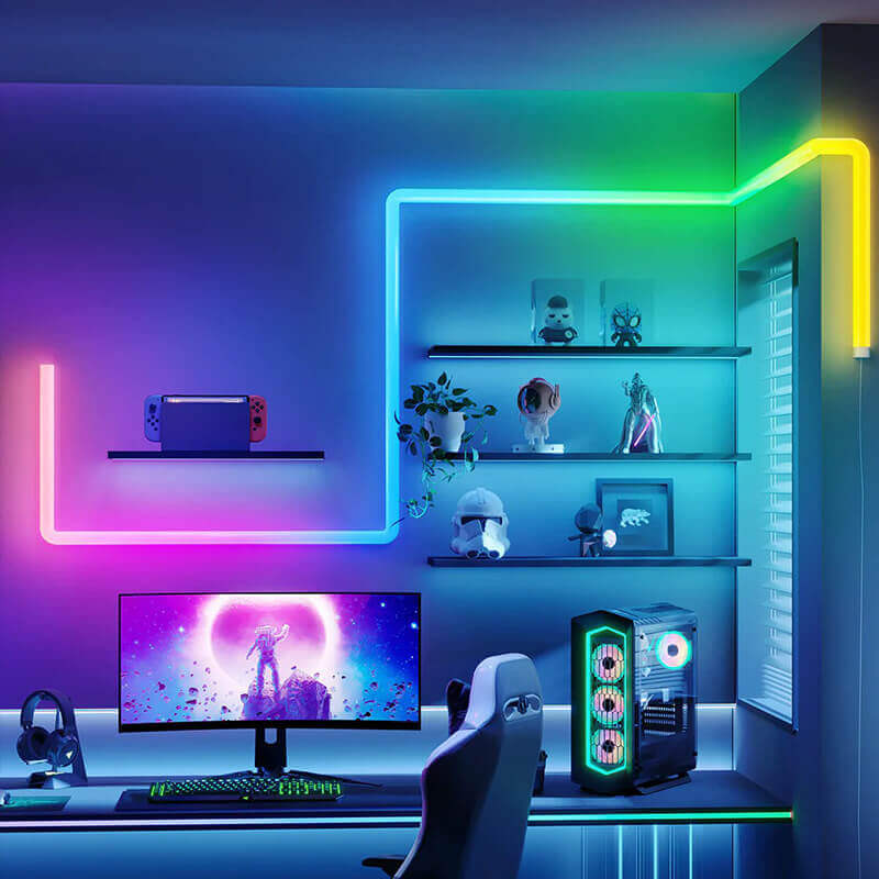 6 PACK RGB Light Bar Gaming Room Decoration