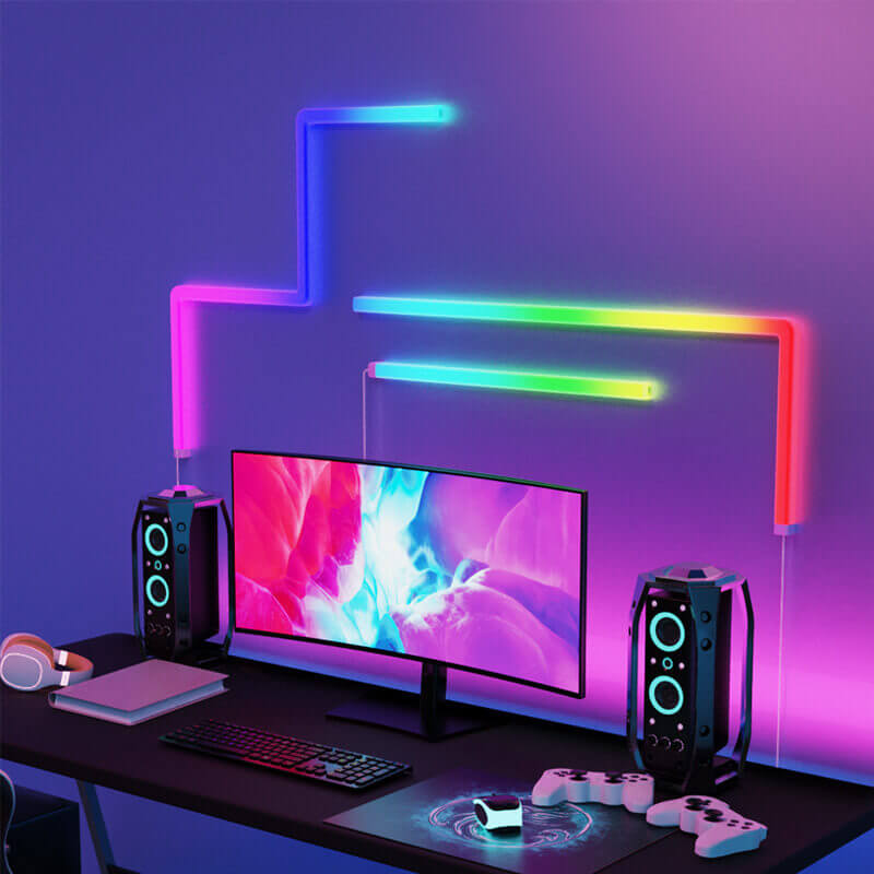 6 PACK RGB Light Bar Gaming Room Decoration