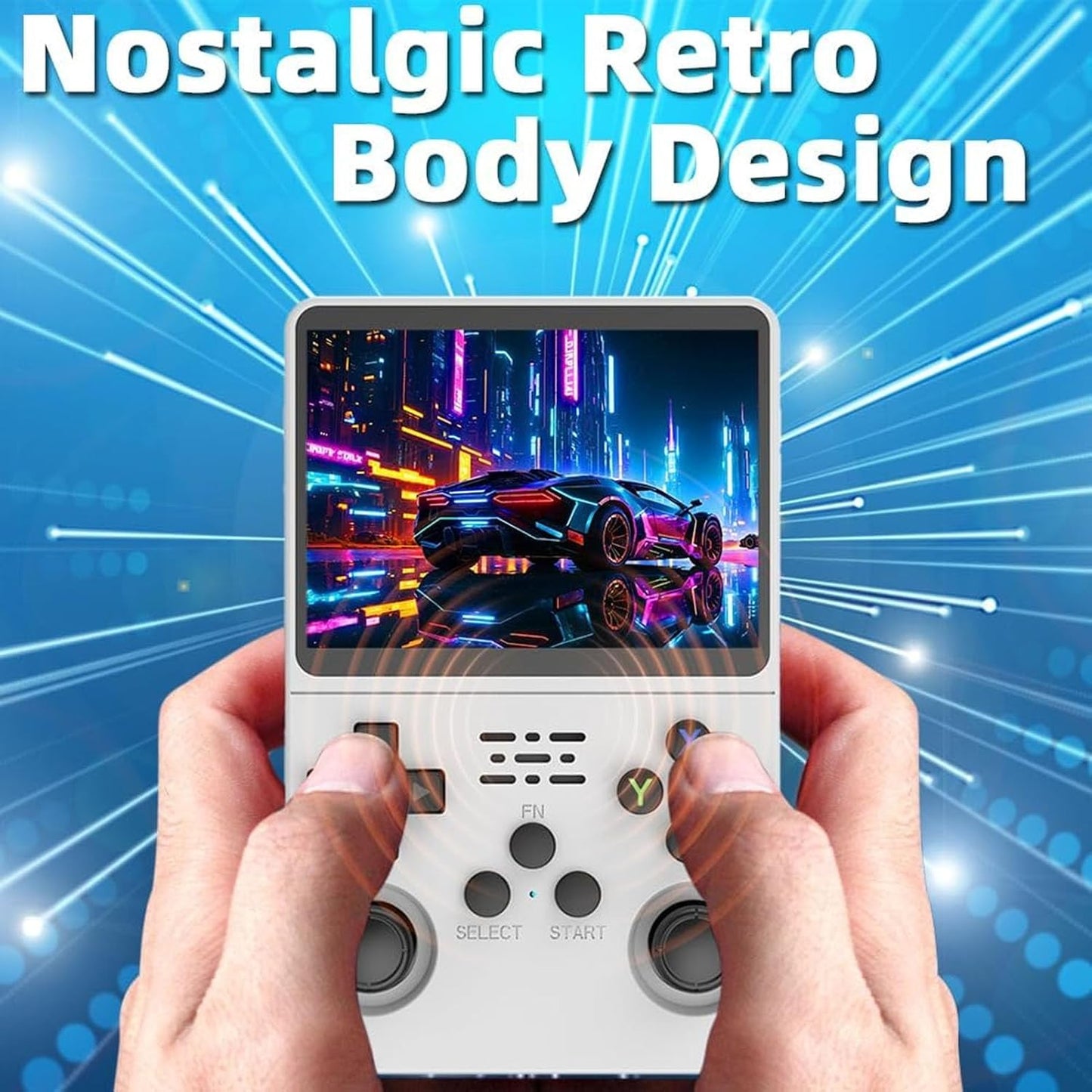 3.5inch IPS 640x480 HD R35S Retro Handheld Game Console Linux System