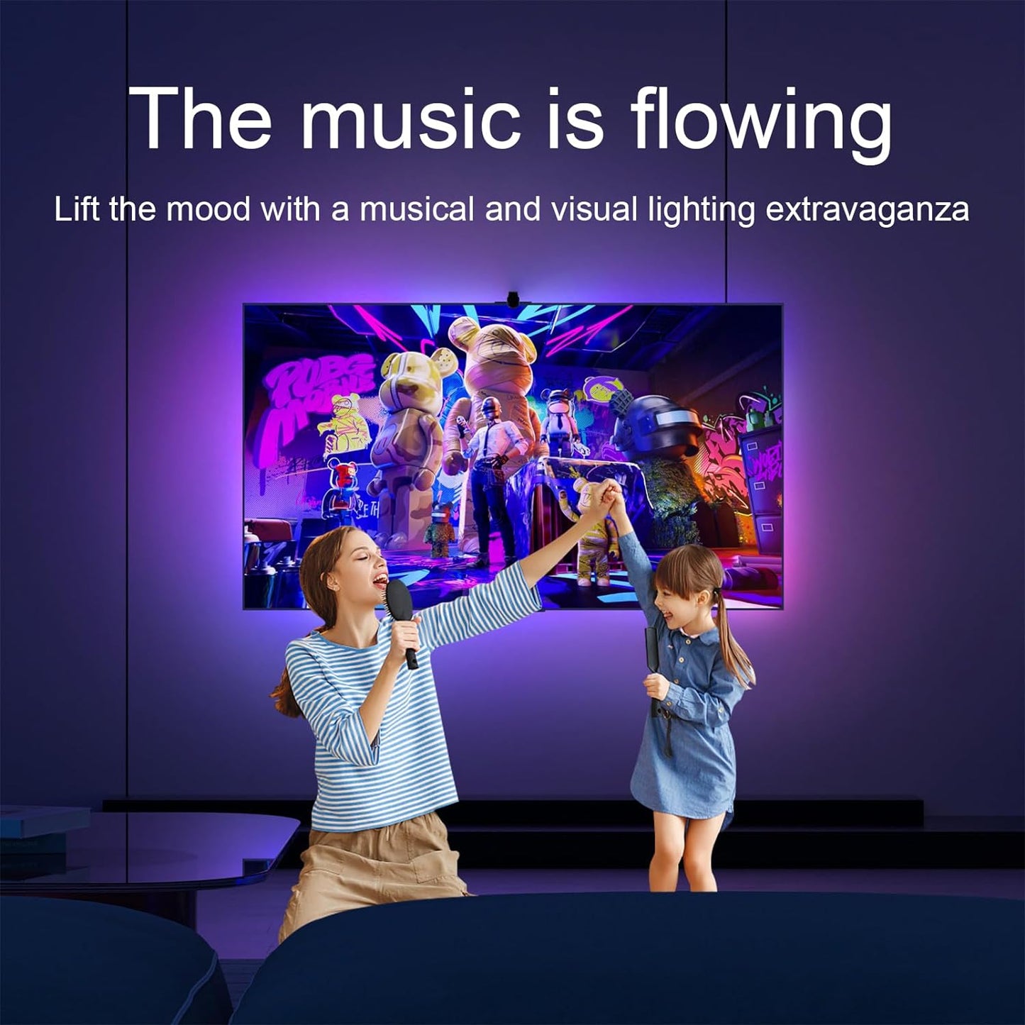 TV LED Light Strip Backlight with App Music Sync - YouWei Trade