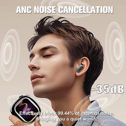 Touch Screen ANC Earbuds with Small Portable Bluetooth 5.4 Speaker