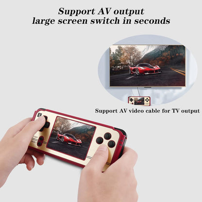 32 Bit Handheld Game Console 3 inch Screen Dual Core System (No TF Card Attached)