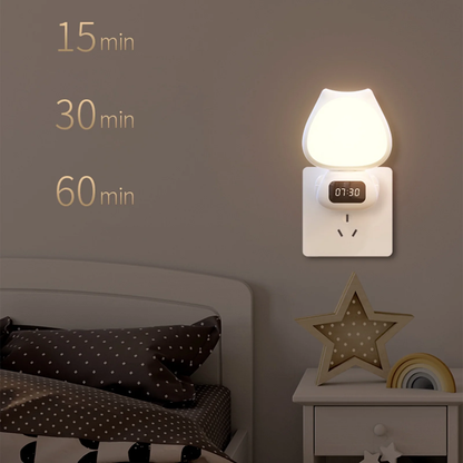 Night lights Plug Dual-use Remote Control Dimmable Cat Shape Lighting - YouWei Trade