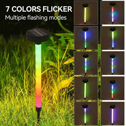 RGB Color Solar Powered Lawn Light 4Sets