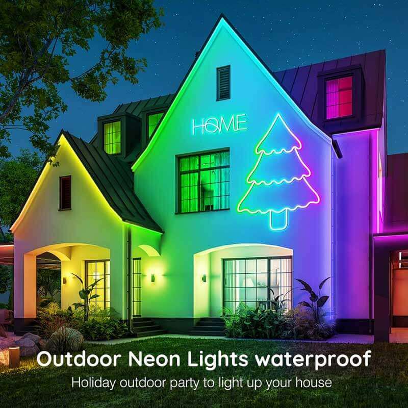 50Ft Neon Rope Strip Lights