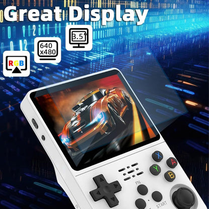 3.5inch IPS 640x480 HD R35S Retro Handheld Game Console Linux System