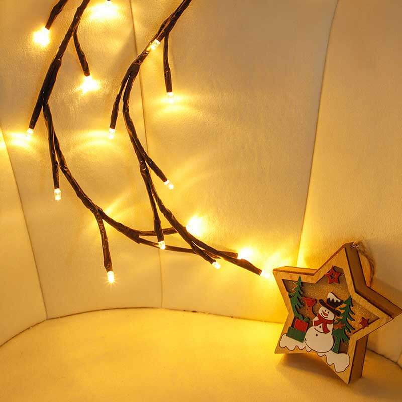 Artificial Warm White Birch Branches Lights 144Lights