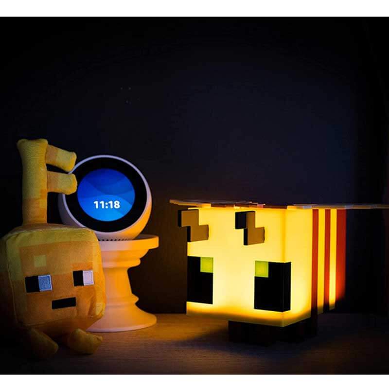 Handmade Minecraft Bee Light