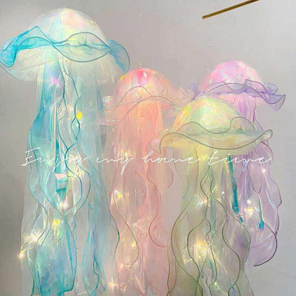 6Pcs DIY Luminous Jellyfish Night Light