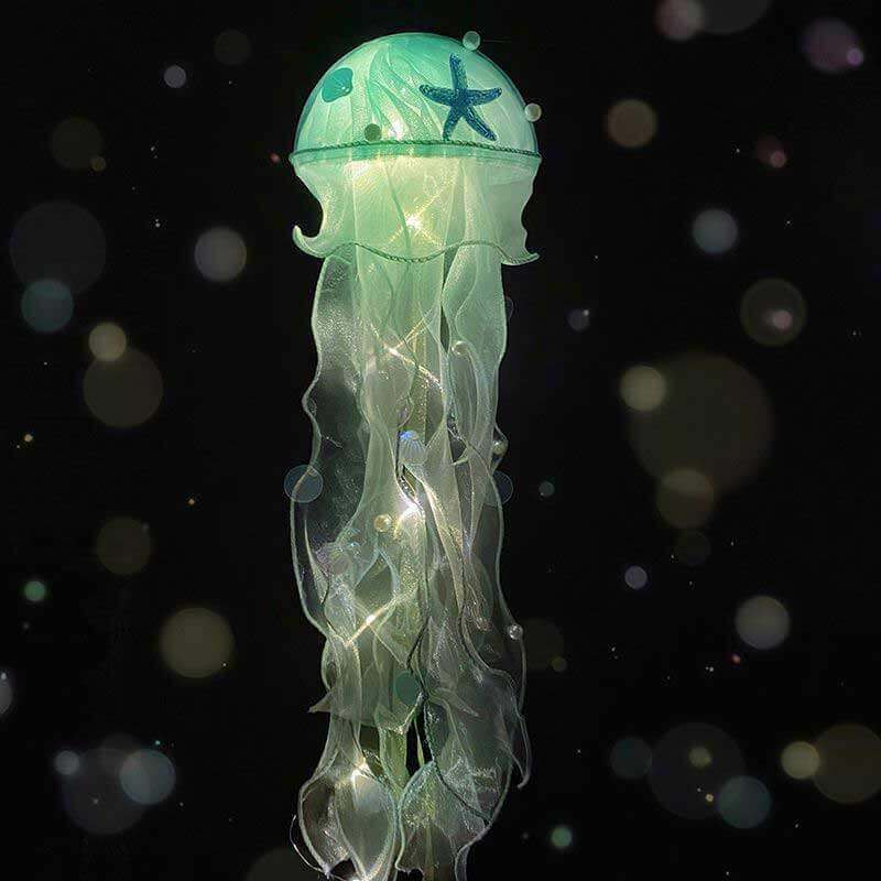 6Pcs DIY Luminous Jellyfish Night Light