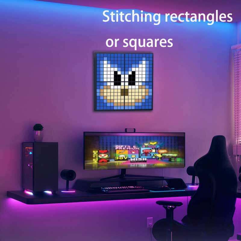 DIY Pixel Screen LED Combination Screen, Stitching Rectangles or Squares