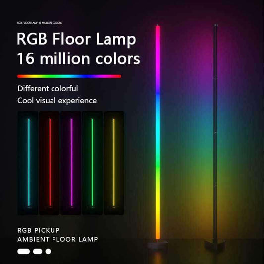 Floor Lamp Corner Wall Light RGB with Bluetooth