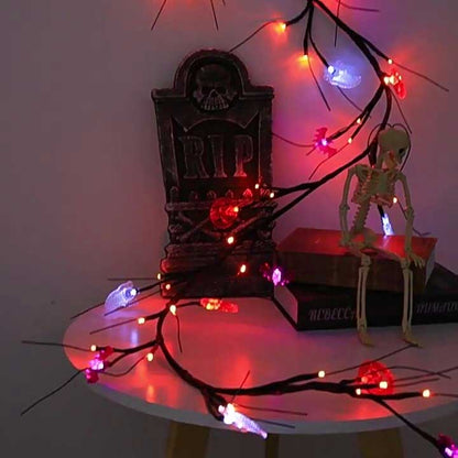 2 Pack Halloween Tree Vine Light USB 54 LED