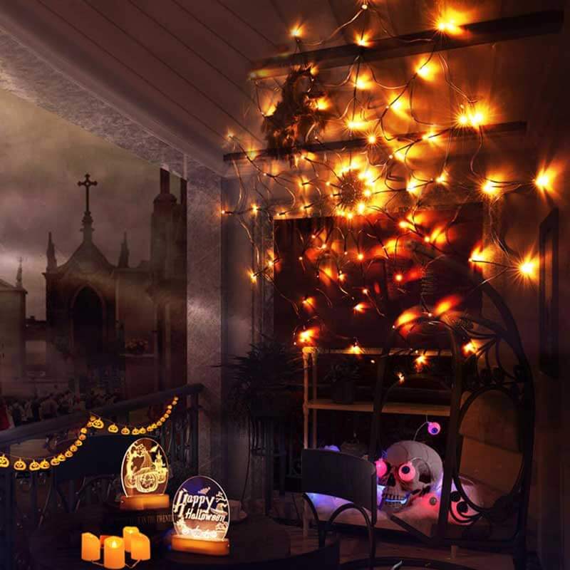 Halloween LED Strip Lights Room