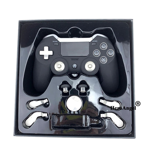 Nouveau contrôleur sans fil bleu pour manette de jeu PS4 Dual Vibration Elite Game Controller Joystick pour console de jeu vidéo PS3/PC