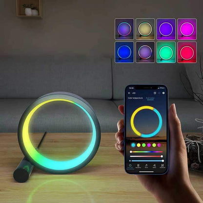 LED Smart APP Control RGB Round Night Lights