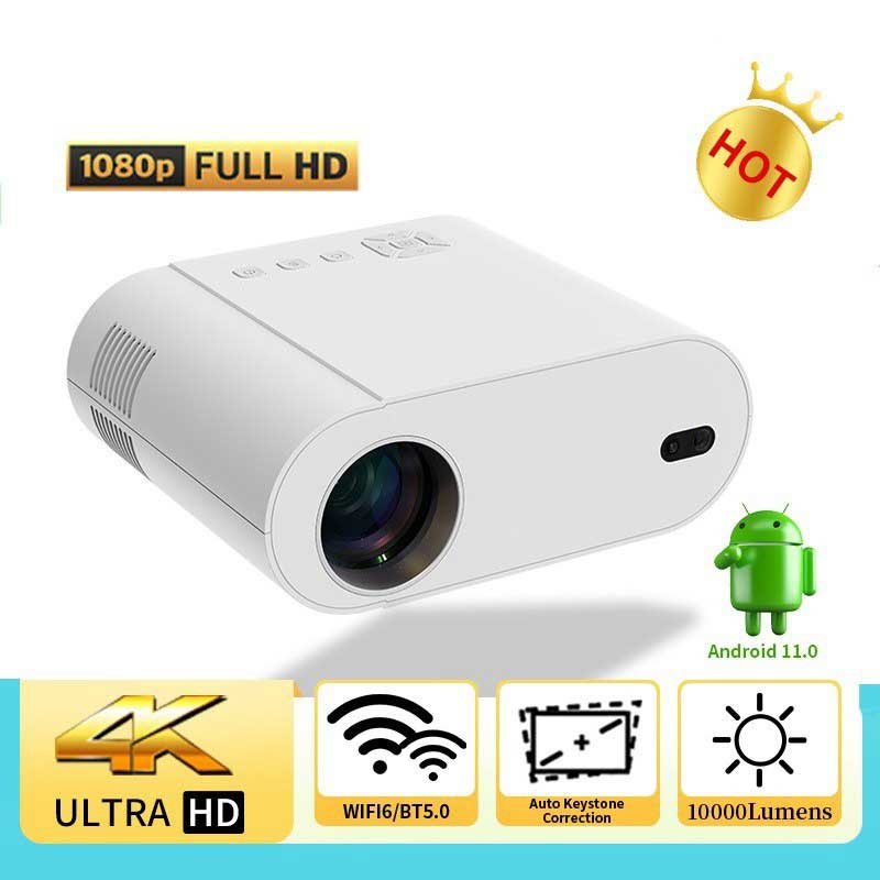 Manual Focus Projector 1080P HD 