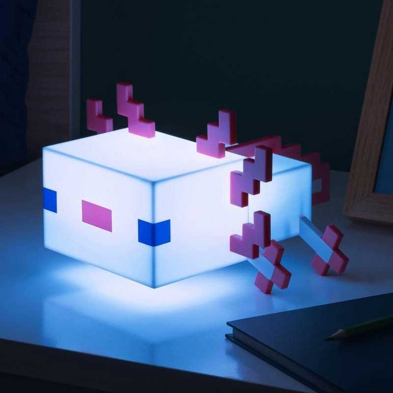 Minecraft Axolotl Light Up Lamp 5 Color