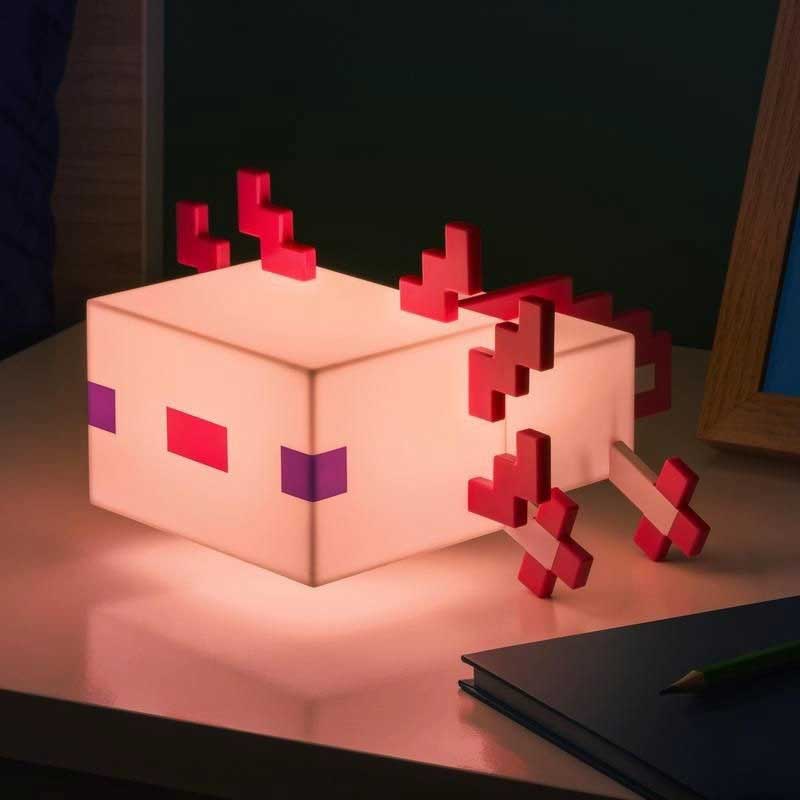 Minecraft Axolotl Light Up Lamp 5 Color