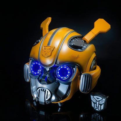 Wearable Bumblebee Helmet Electric Voice-Controlled Voice Mask