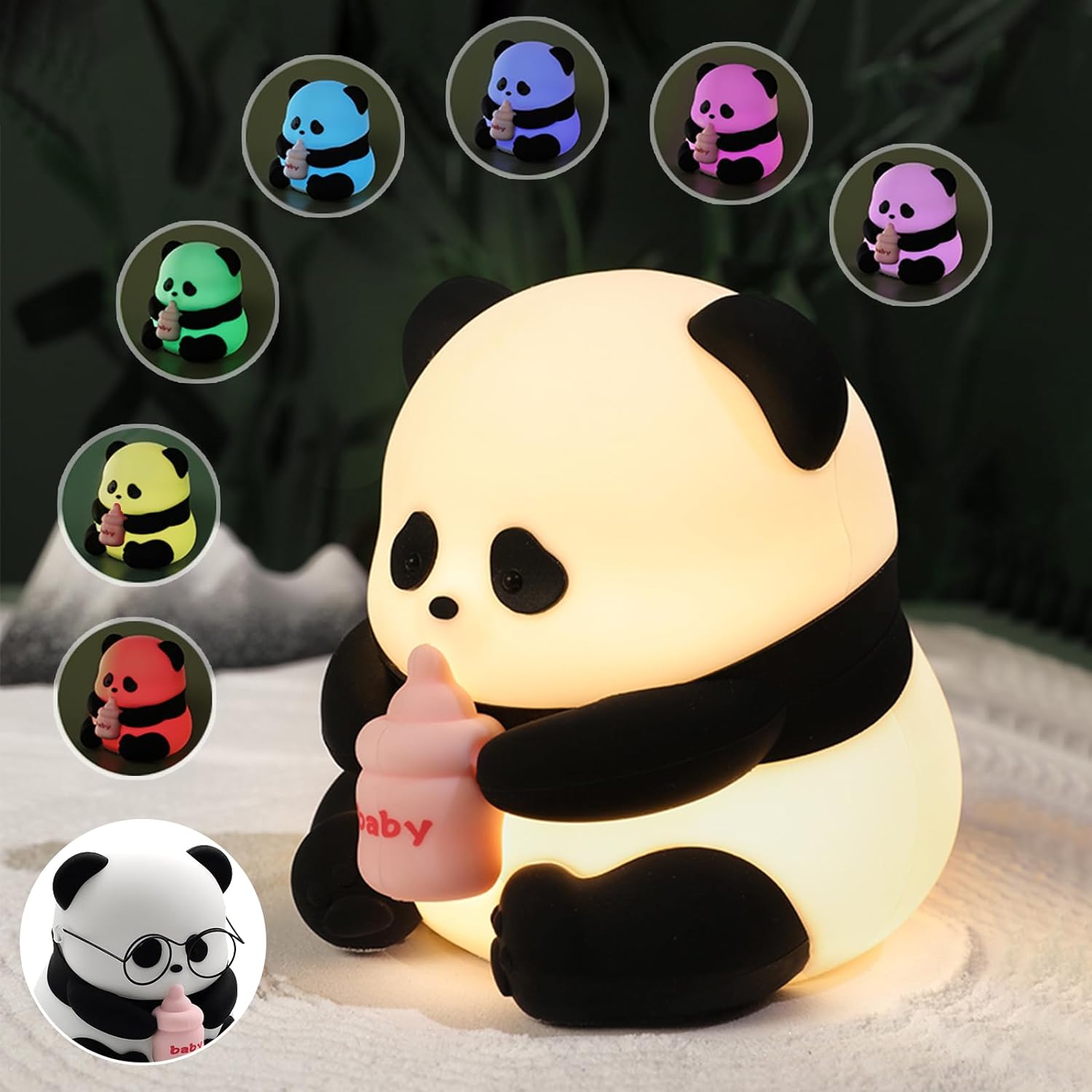 Panda HuaHua Night Light, Cute Pat Lamps - YouWei Trade