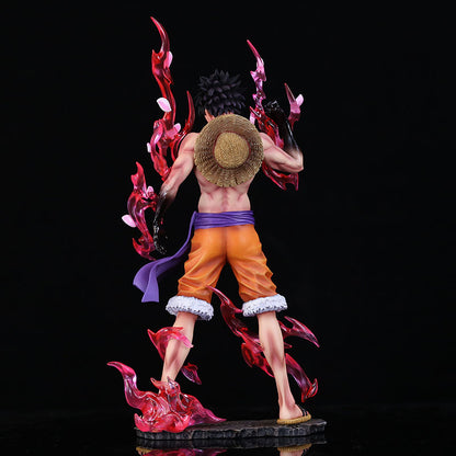 One Piece Luffy Anime Figure Toys Monkey D Luffy Flowing Cherry