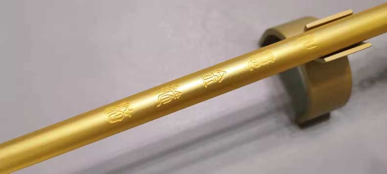 "定海神针" wukong's RU YI JIN GU Bang, made of brass