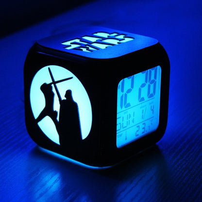 Star Wars Night Light Alarm Clock Digital - YouWei Trade