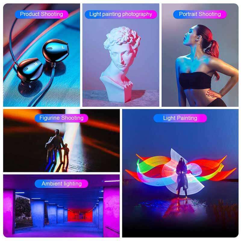 P400 Photographic Fill Light Stick 3600 Color RGB Remote Control LED Fill Light