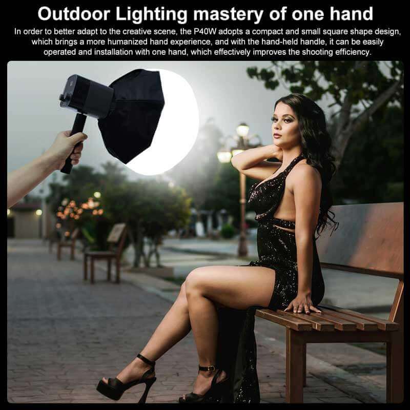 P40W Portable Photography Light MINI  COB Fill Light