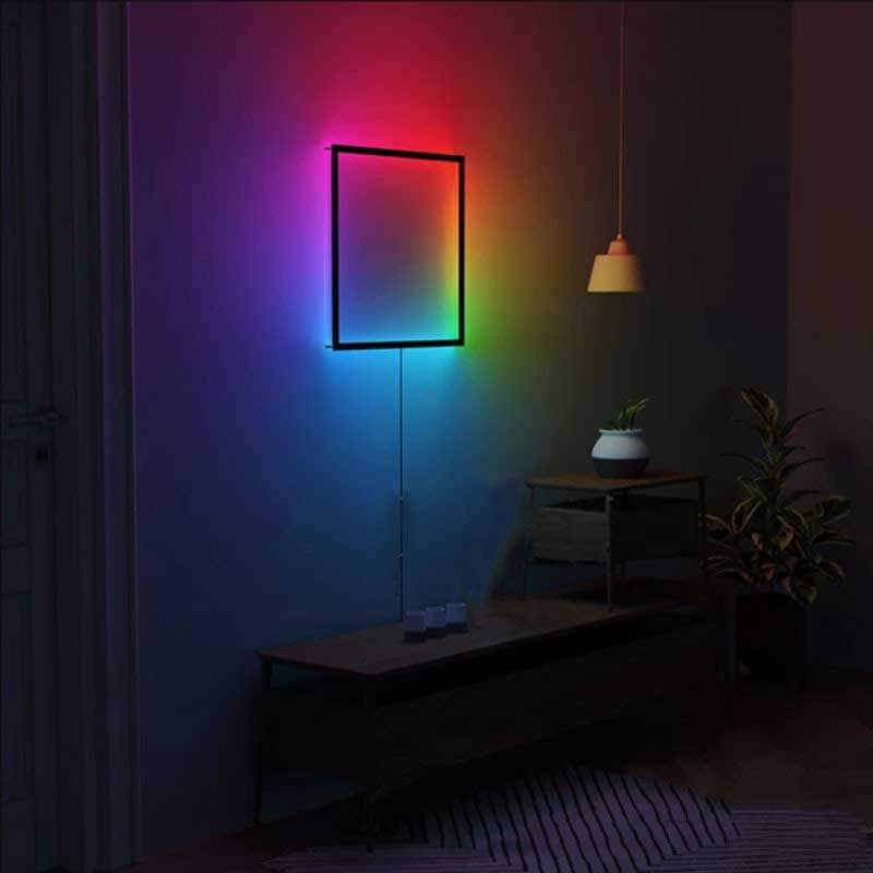 RGB-LED Wall Lamp Panel with Remote Control