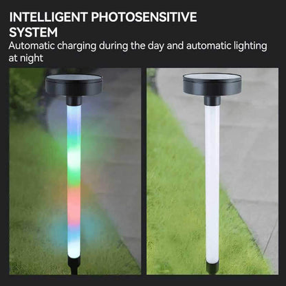 RGB Color Solar Powered Lawn Light 4Sets