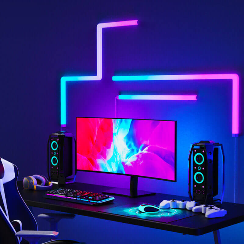 6 PACK RGB Light Bar Gaming Room Decoration