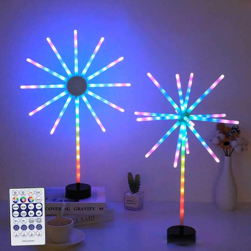 RGB Neon LED Light Starburst Firework Lights USB Powered