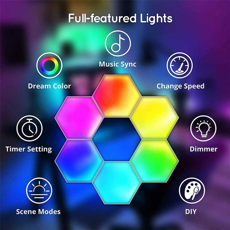 Combined LED Wall Lights RGB Panel