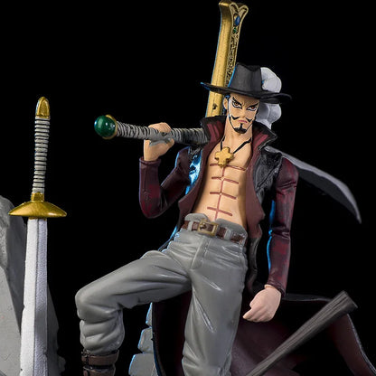 Hot 15cm One Piece Figures Eagle Eye Dracule Mihawk Anime Figure