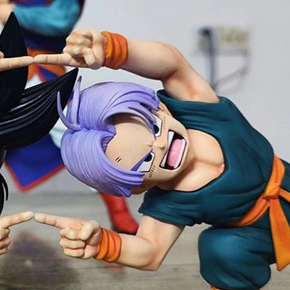 Anime Dragon Ball Z Son Goten Figure Gotenks Trunks Combined Body Action Figures 10cm PVC Statue Collection Model Toys Gifts