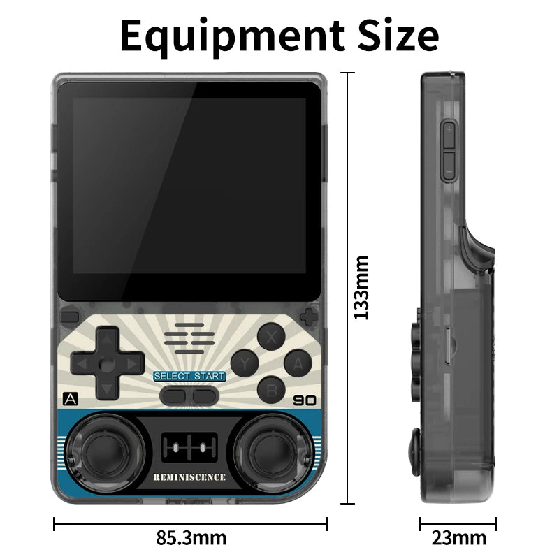 3.5-Inch IPS HD Screen Retro Video Handheld Game Console A133Plus Chip 5000mAh Lithium Battery Gift Retro Stickers