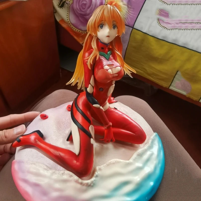 18cm Asuka Langley Soryu Anime Action Figure Statue