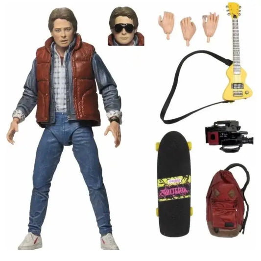 NECA Back To The Future Marty McFly Articulated Figure Model Toys