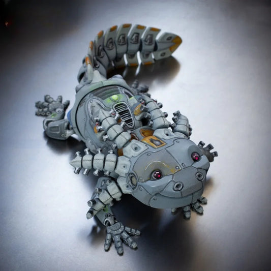 Robot salamander/joint flexible movement 3D printing technology