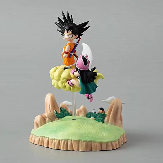 9CM Anime Dragon Ball Figures Goku Figurine Chichi Action Figure