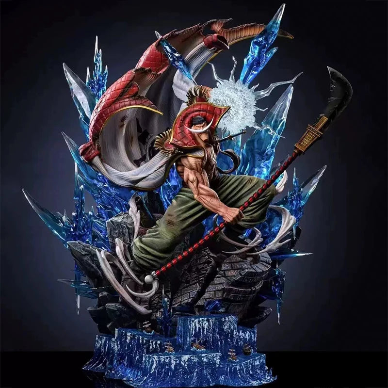 40cm One Piece Whitebeard Pirates Figure Fighting Edward Newgate Statue